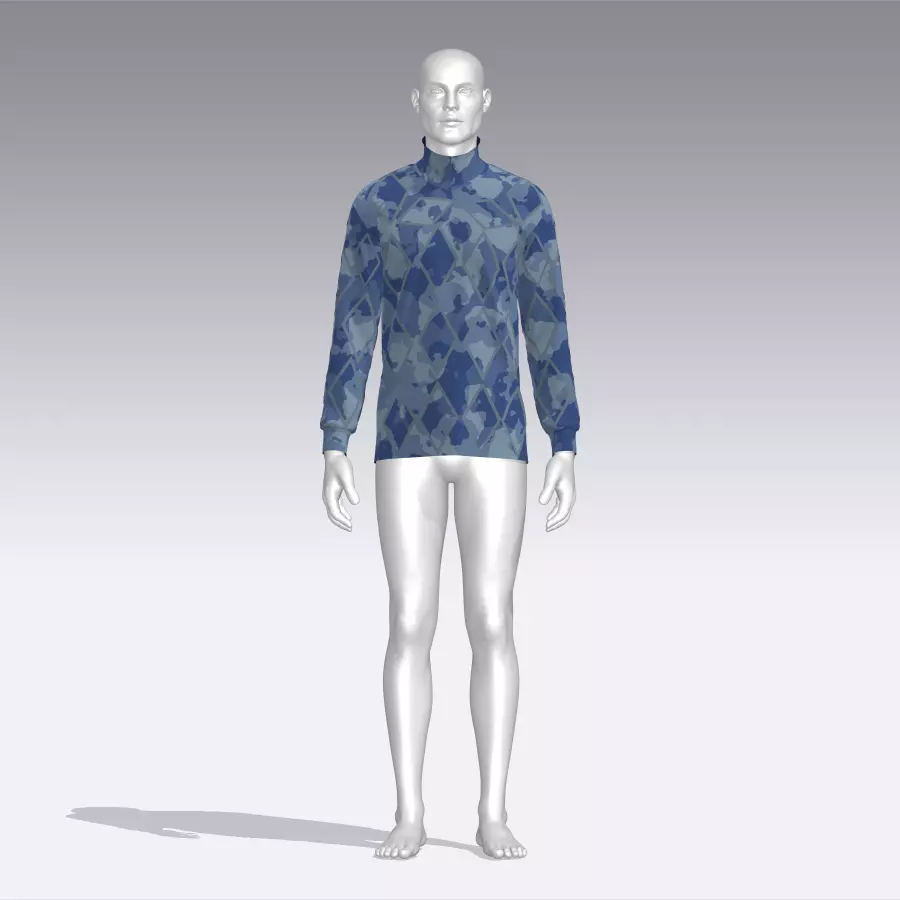 Military - Army Sweater Low-poly 3D model_0