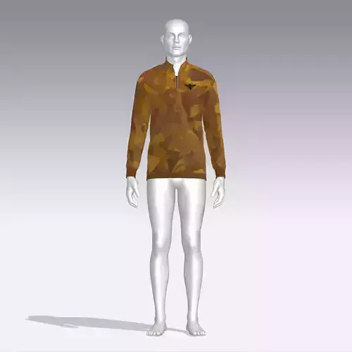 Sweater mannequin in camouflage