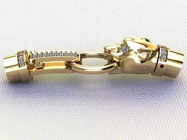 Tiger Bracelet with leather