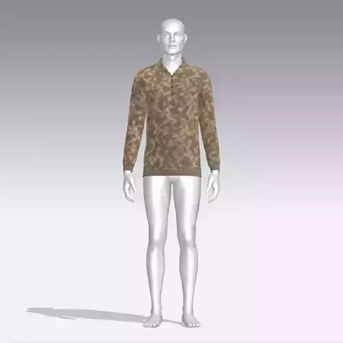Sweater - Jumper - Soldier Low-poly 3D model