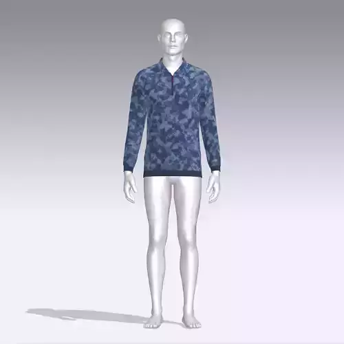 Sweater - Jumper - Soldier Low-poly 3D model