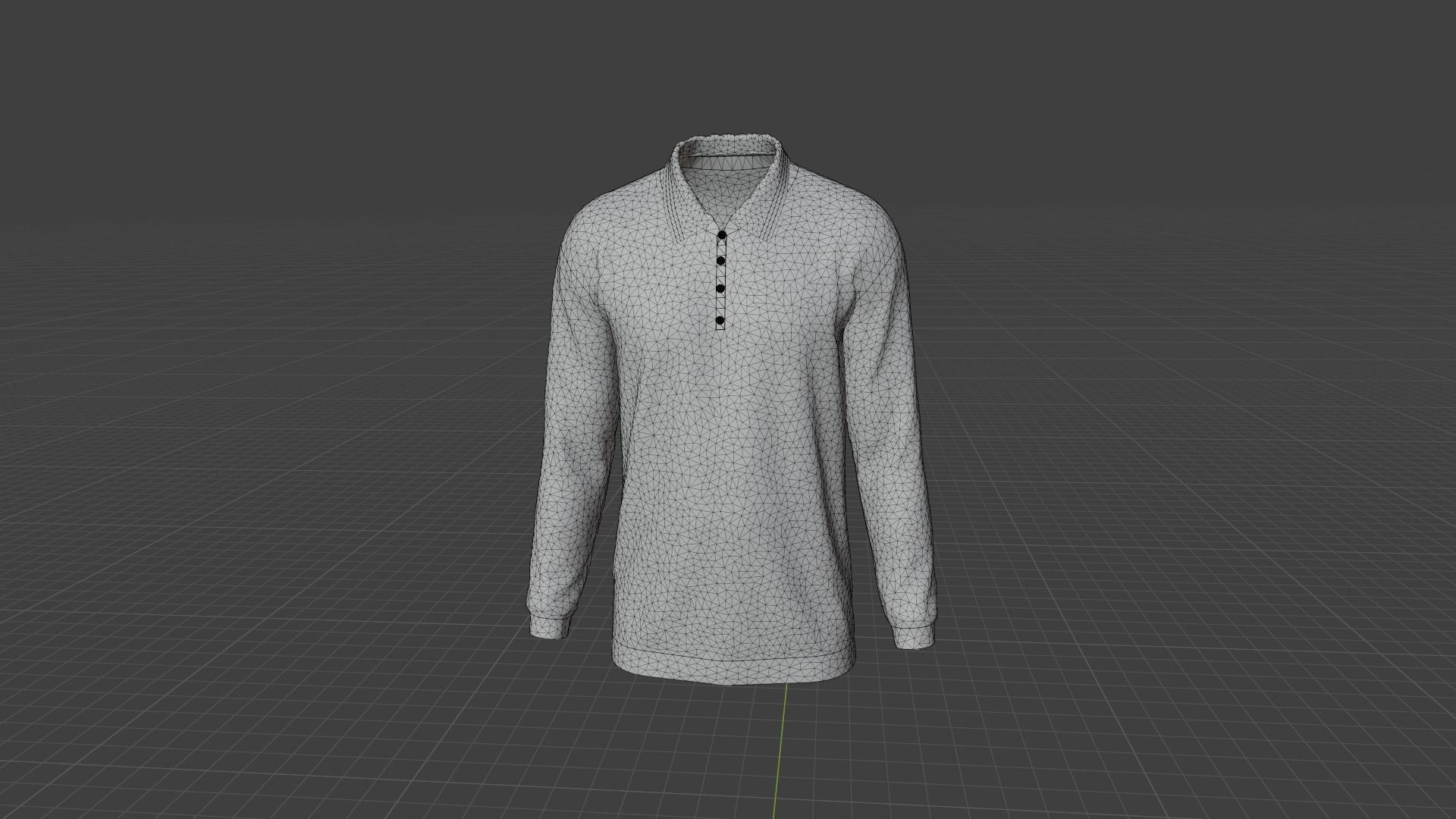 Sweater - Jumper - Soldier Low-poly 3D model_9