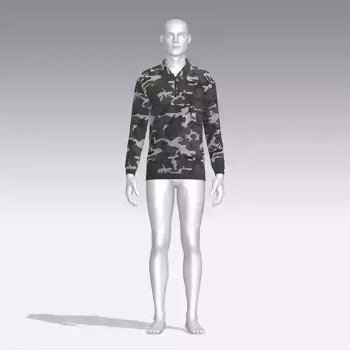 Sweater - Jumper - Soldier Low-poly 3D model