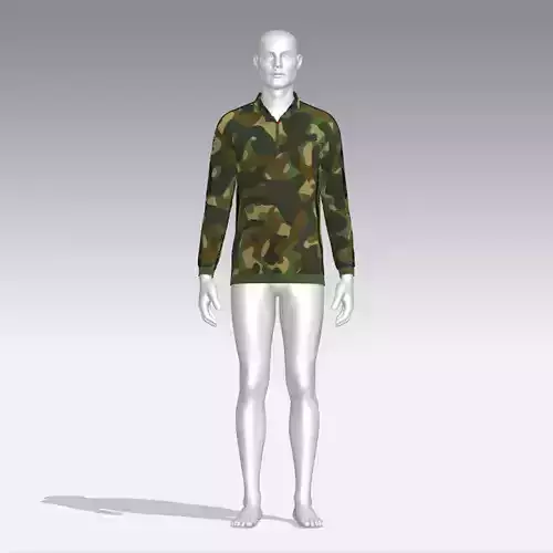 Sweater - Jumper - Soldier Low-poly 3D model
