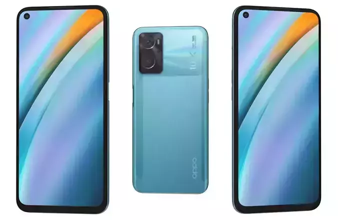 Oppo K10 Blue Flame