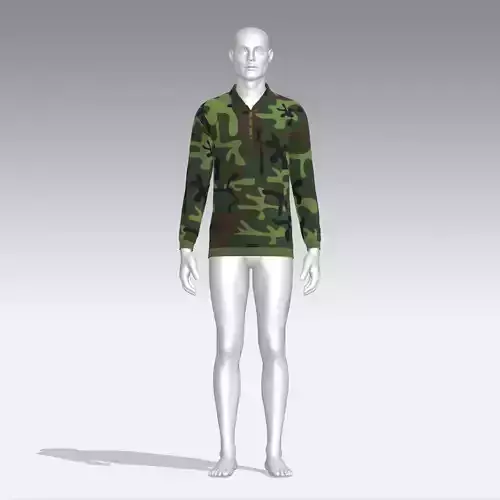 Sweater - Jumper - Soldier Low-poly 3D model