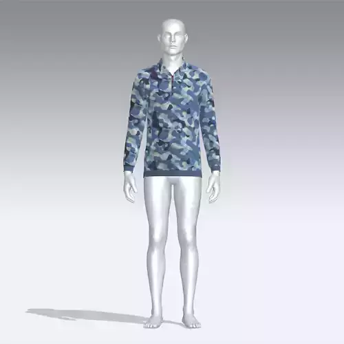 Sweater - Jumper - Soldier Low-poly 3D model