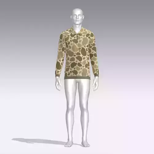 Sweater - Jumper - Soldier Low-poly 3D model