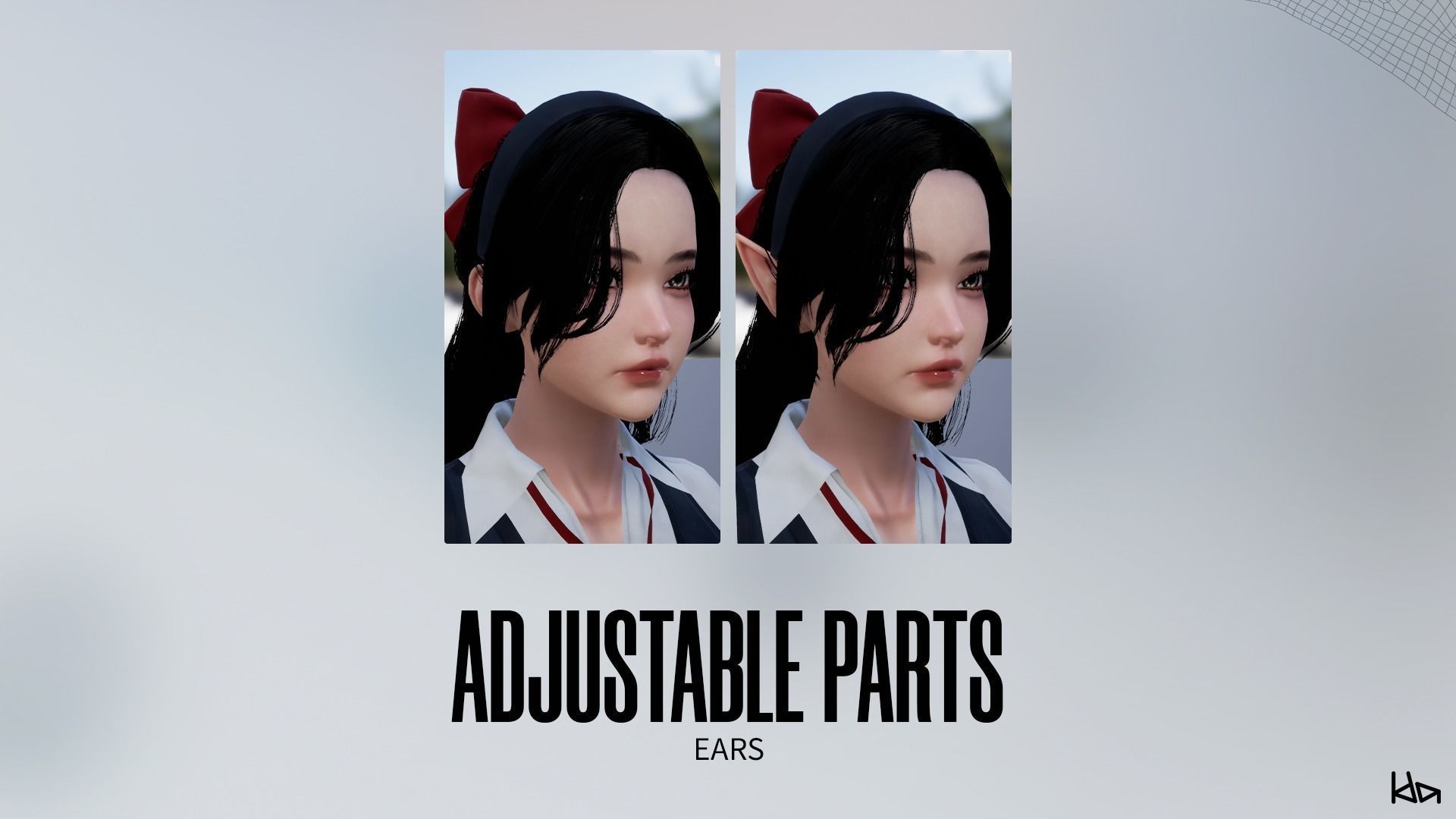 K-POP SERIES Sun - Game Ready Low-poly 3D model_11