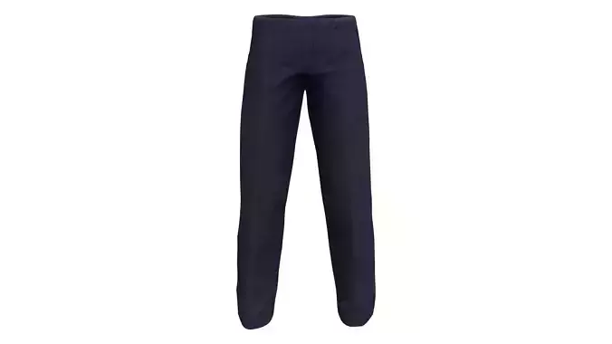 Men Formal Navy Trousers