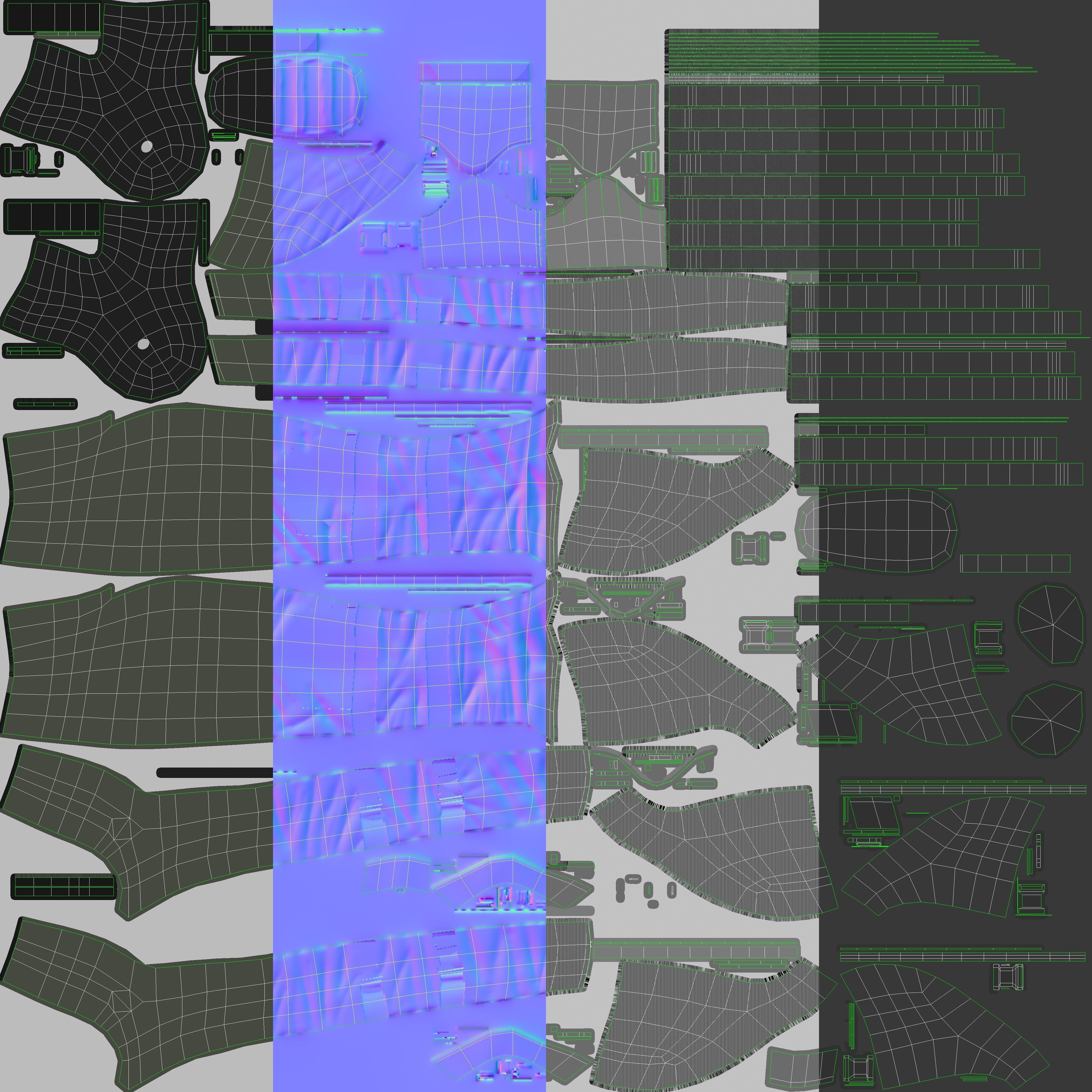 Bomb Suit EOD 9 Low-poly 3D model_28