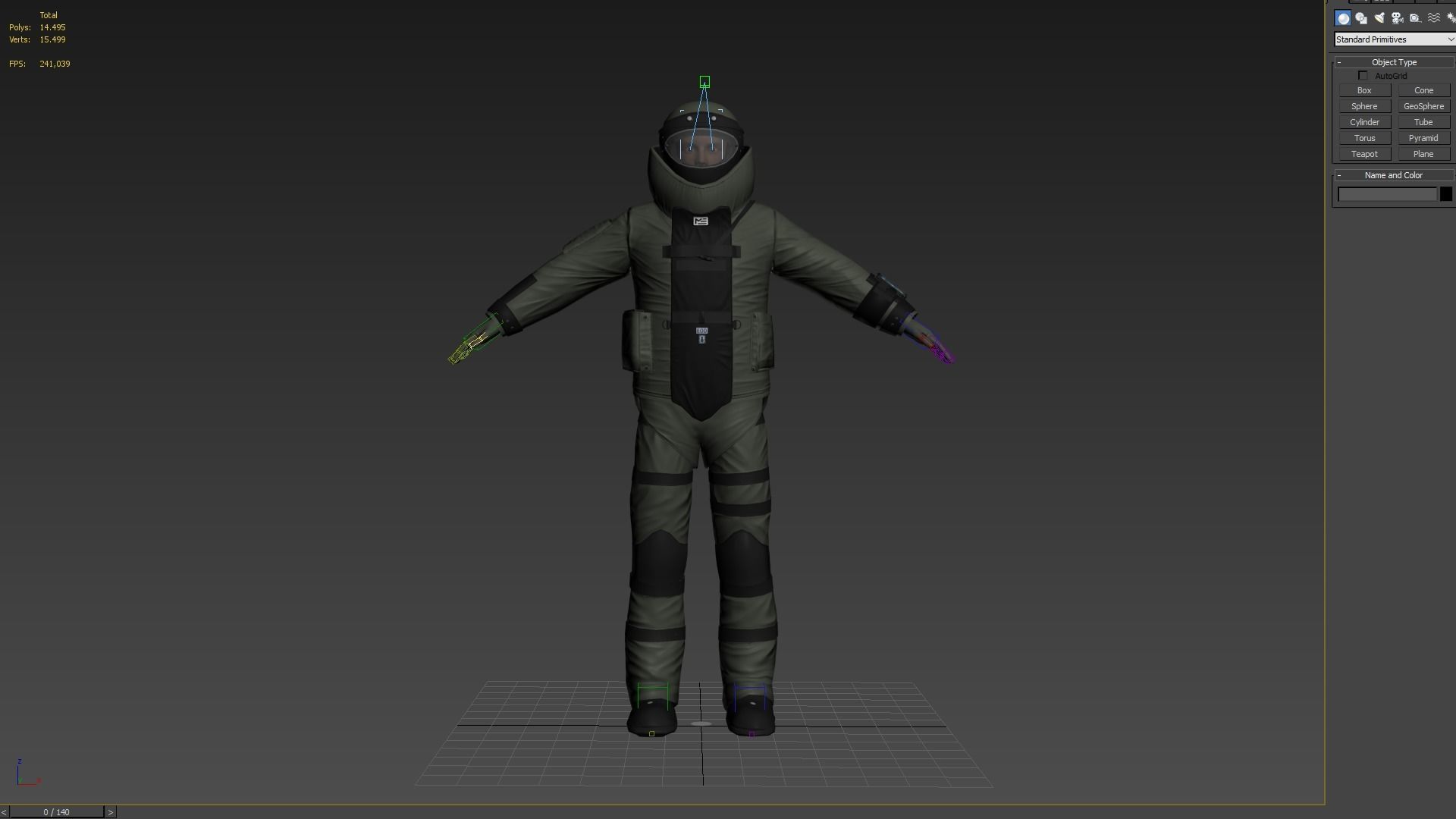 Bomb Suit EOD 9 Low-poly 3D model_18