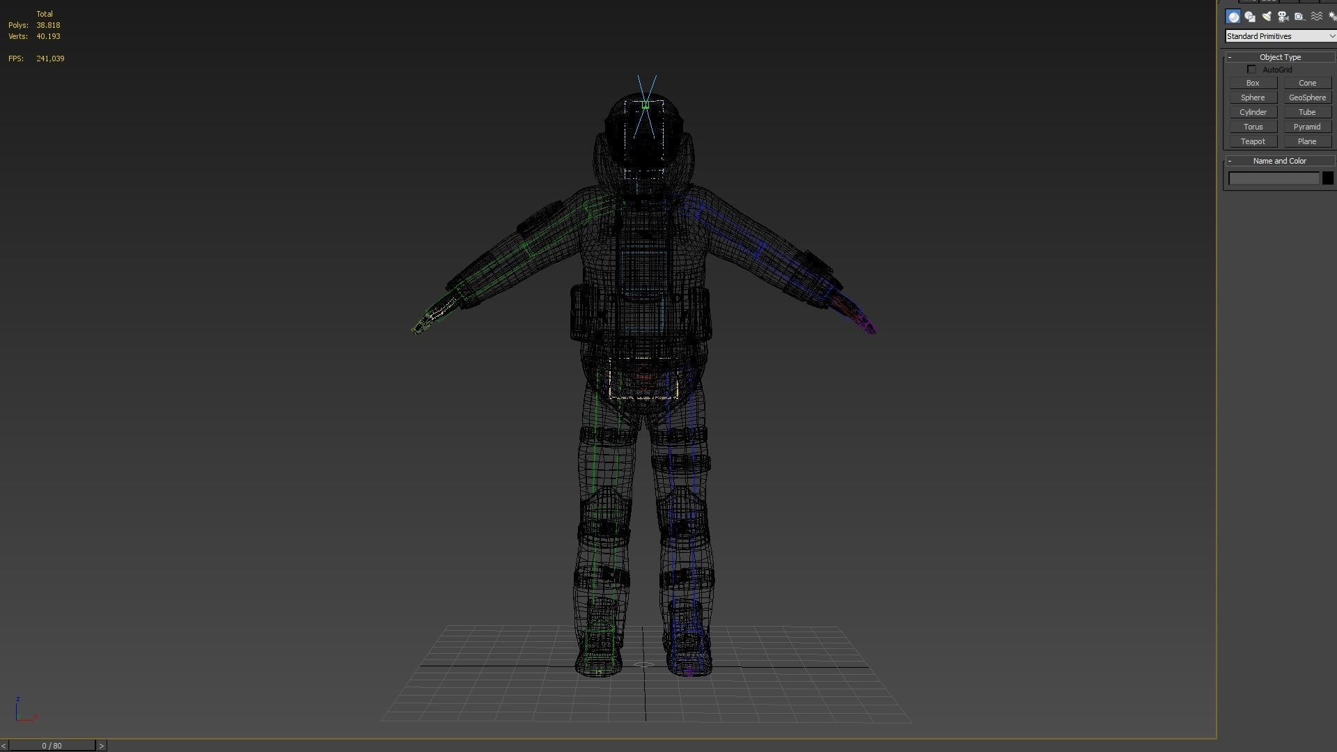 Bomb Suit EOD 9 Low-poly 3D model_17