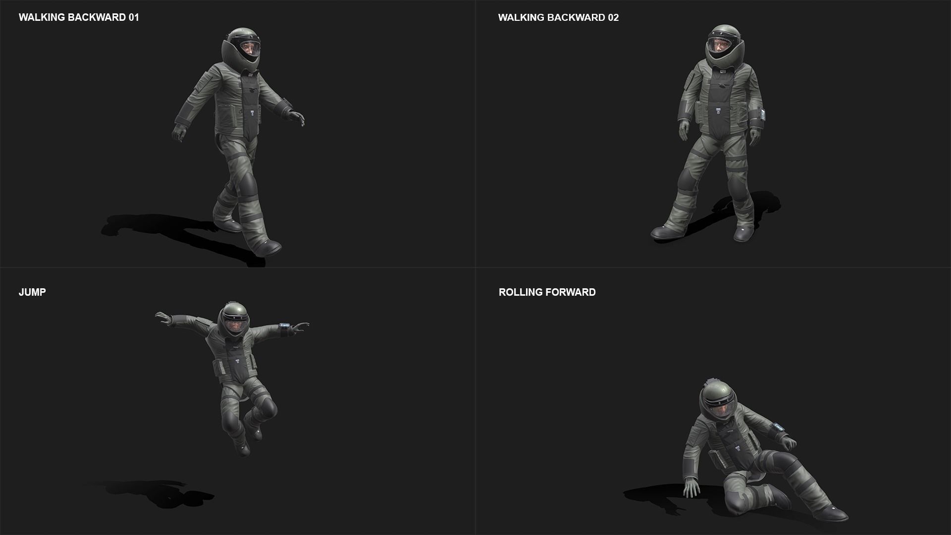 Bomb Suit EOD 9 Low-poly 3D model_24