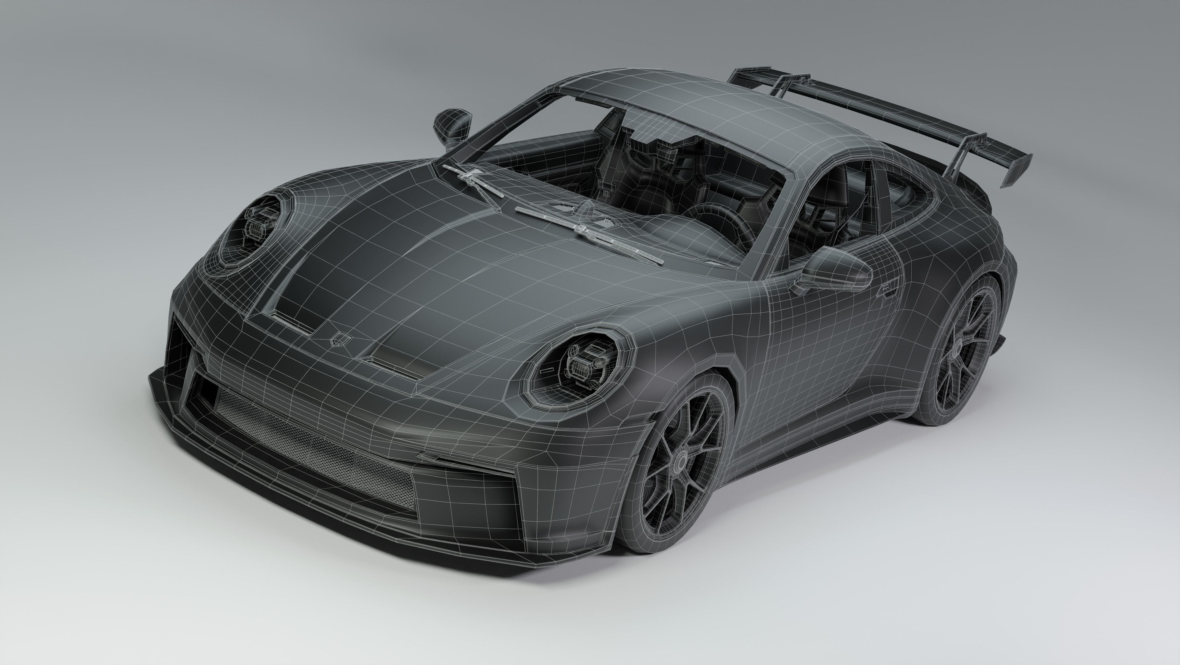 Porsche 911 GT3 992 2022 3D model_12