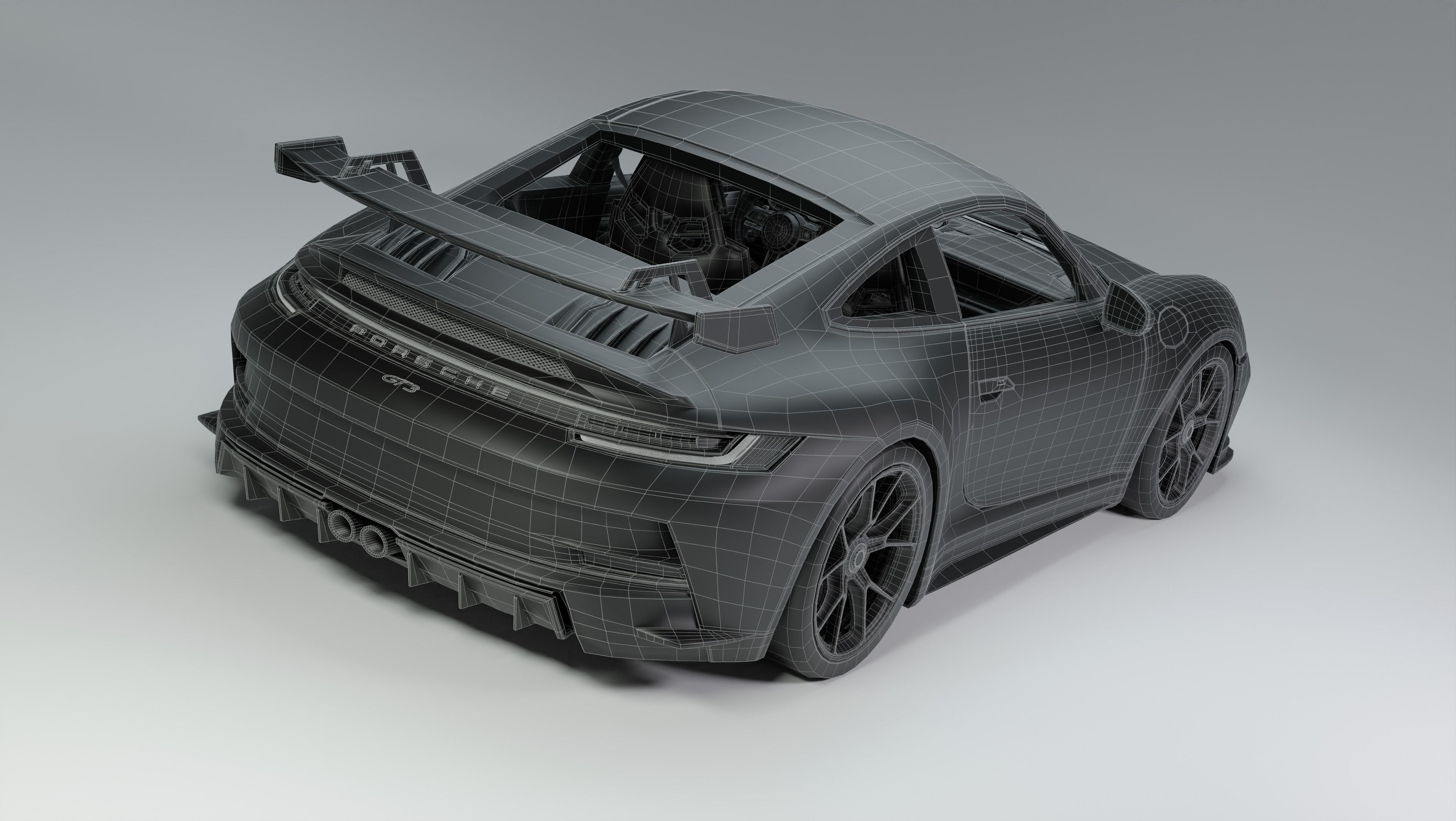 Porsche 911 GT3 992 2022 3D model_13