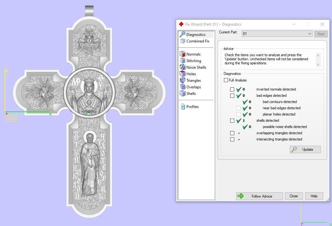 Ortodox cross 001 3D print model_9