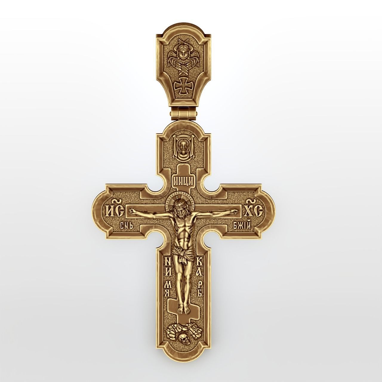 Ortodox cross 001 3D print model_2