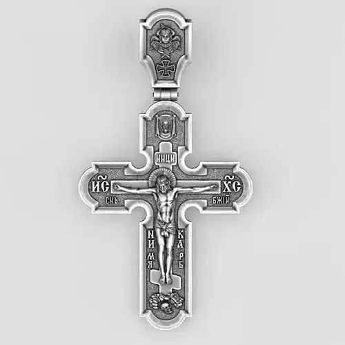 Ortodox cross 001 3D print model