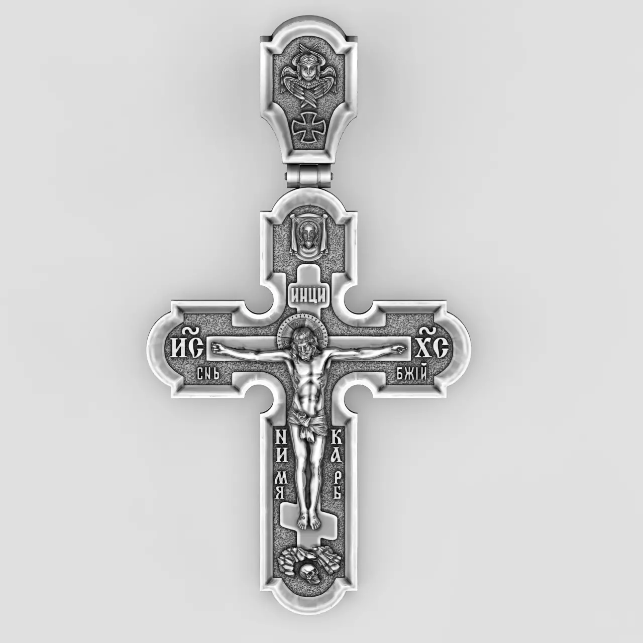 Ortodox cross 001 3D print model_0