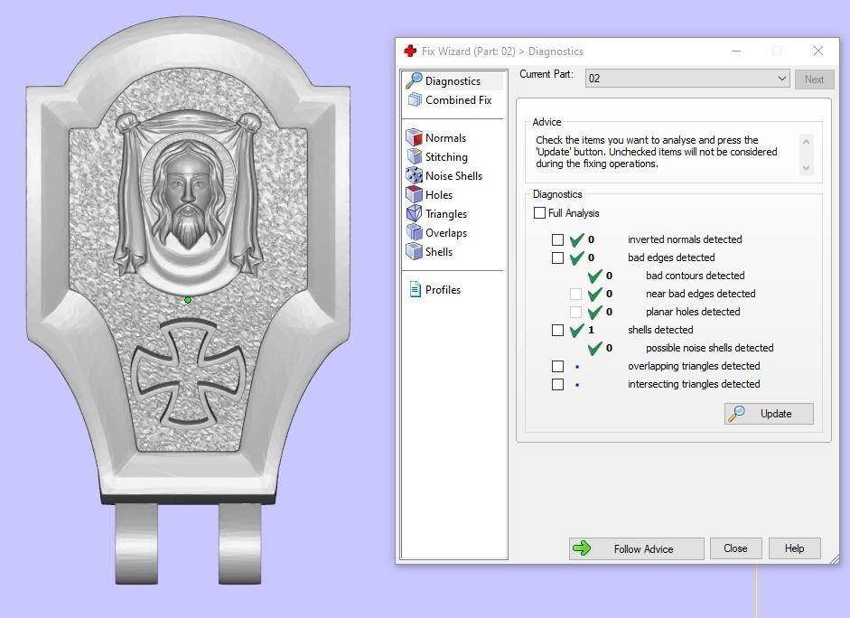 Ortodox cross 001 3D print model_10