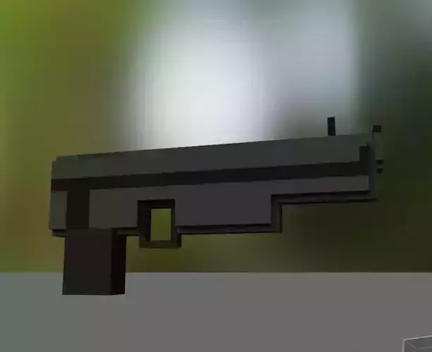 Voxel animatable disert eagle 