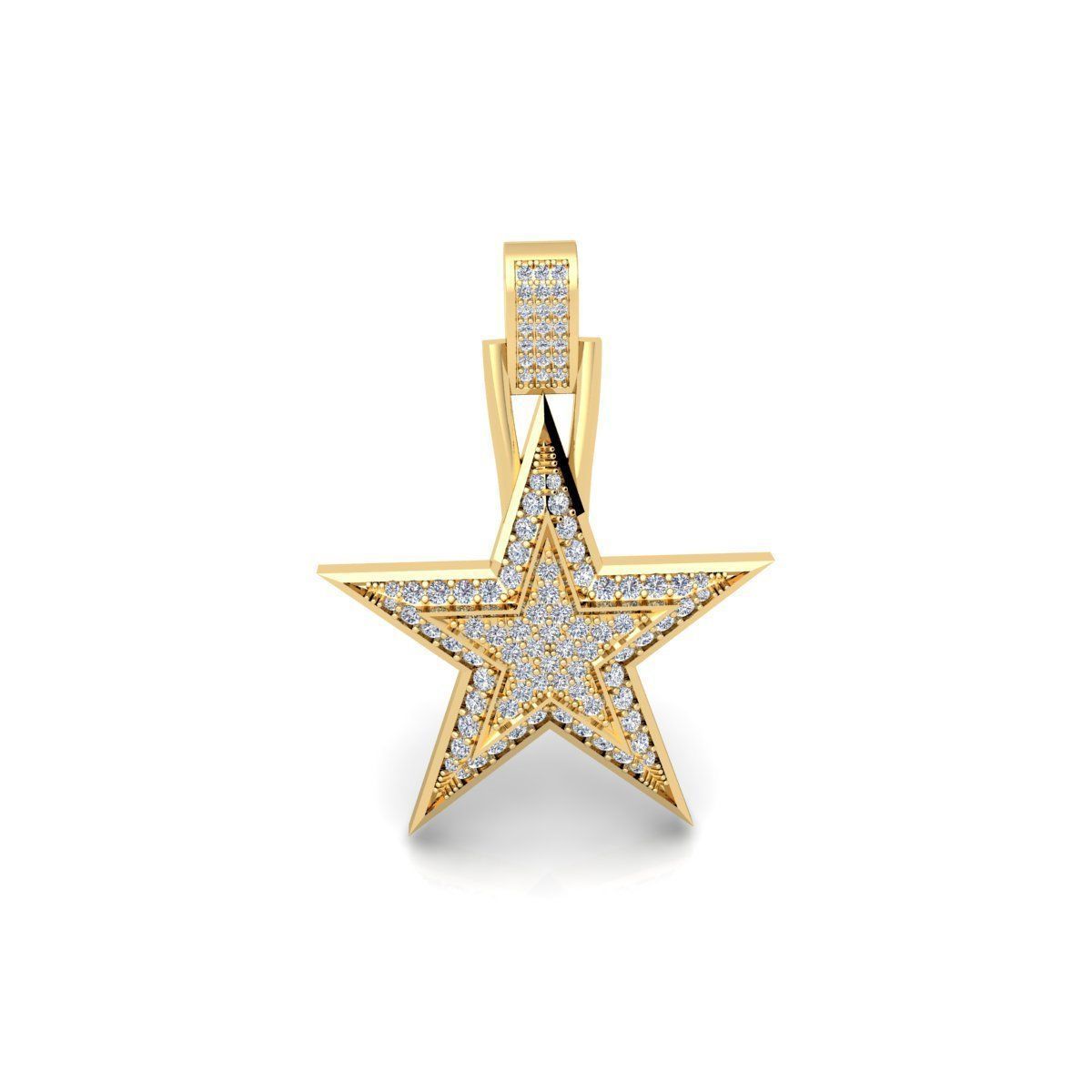 Fancy Start Pendent 3d Model and Render Detail 3D print model_1