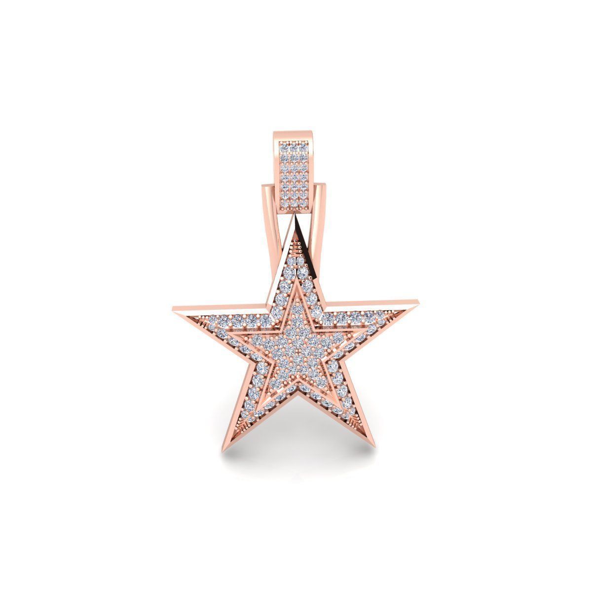 Fancy Start Pendent 3d Model and Render Detail 3D print model_2