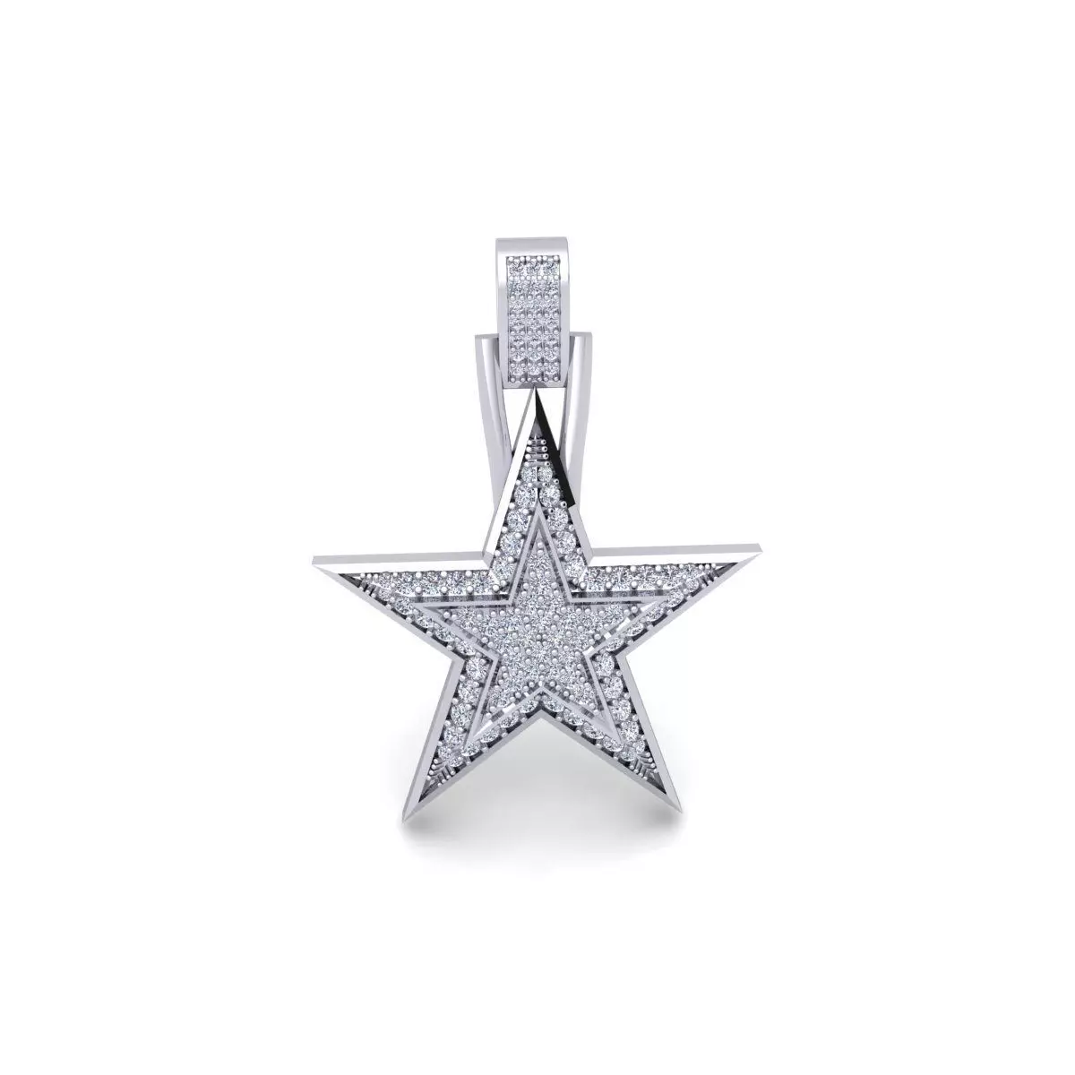 Fancy Start Pendent 3d Model and Render Detail 3D print model_0