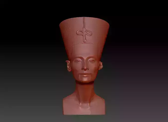 Nefertiti bust of egyptian queen