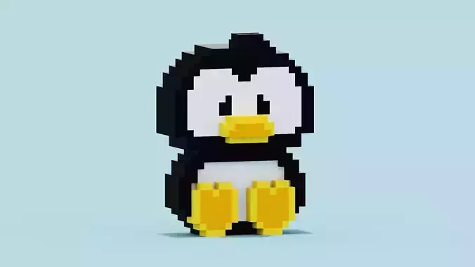 Voxel Penguin
