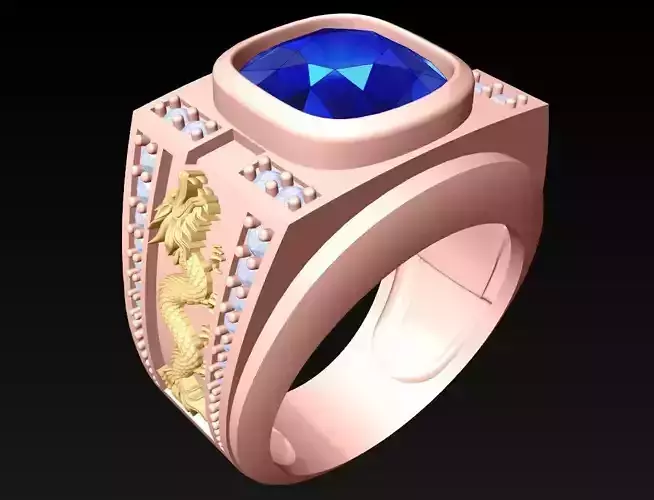 Dragon Ring - Mens Ring - N4145