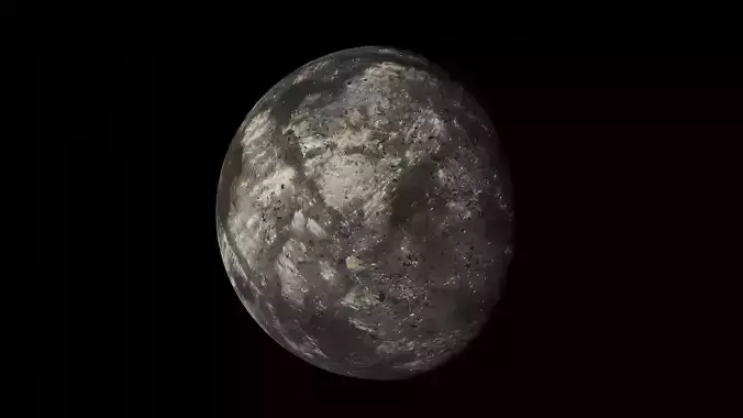 Fictional Planet 4 3D model