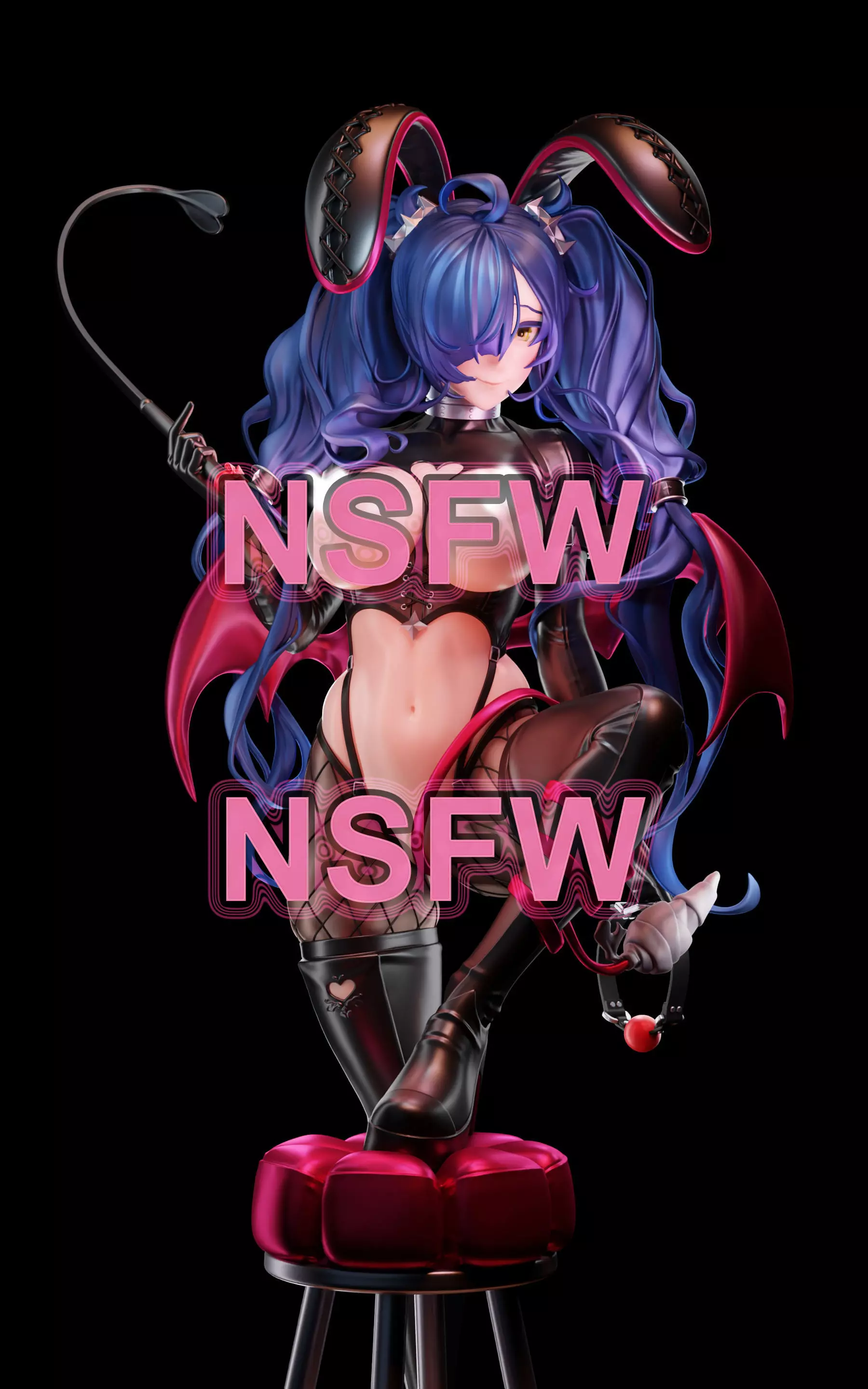 Bondage Bunny NSFW part 3D print model_0