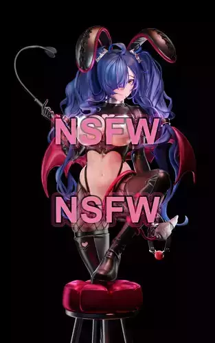 Bondage Bunny NSFW part 3D print model