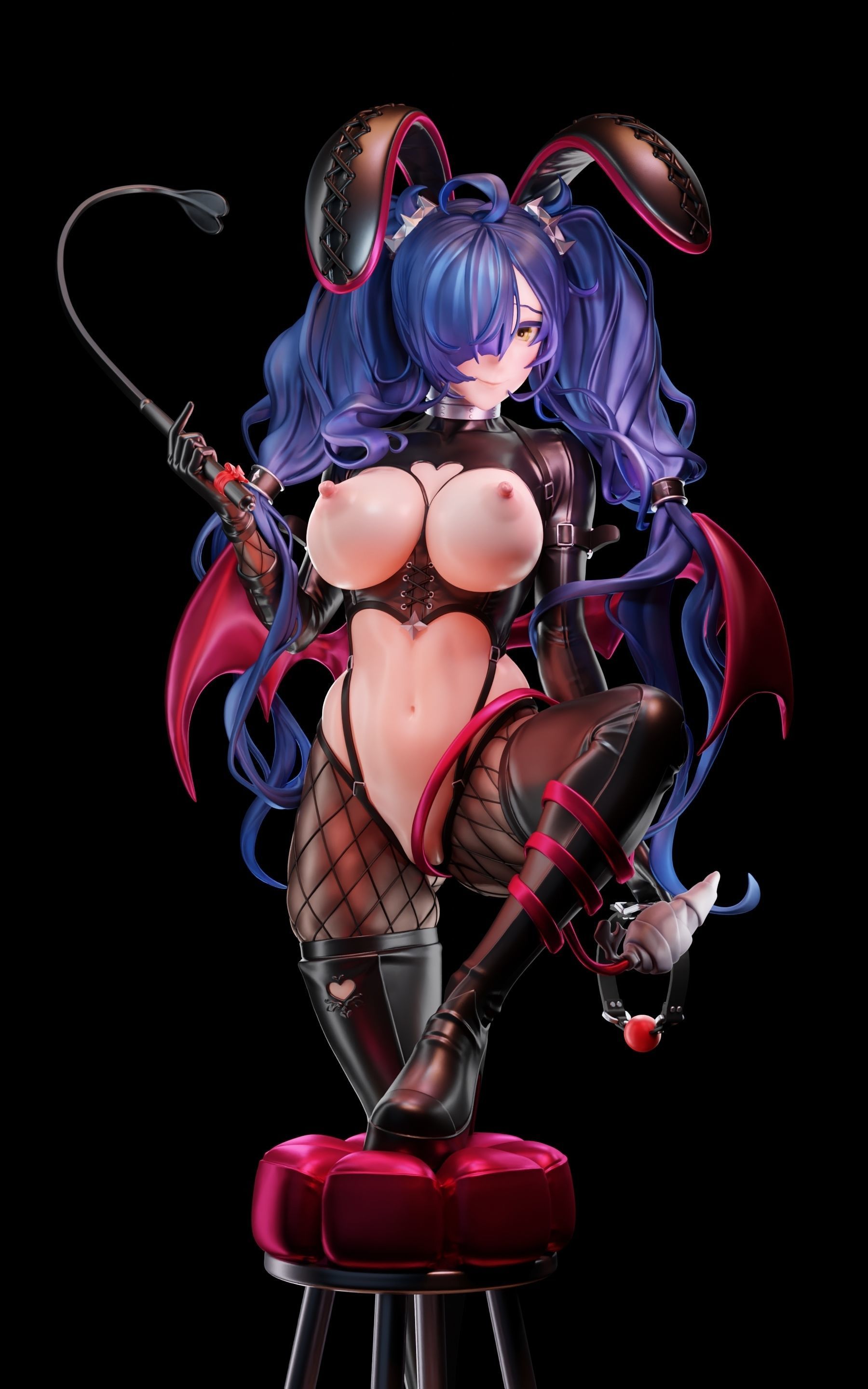 Bondage Bunny NSFW part 3D print model_1