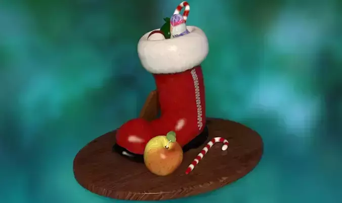 saint nicholas boot decor Xmas
