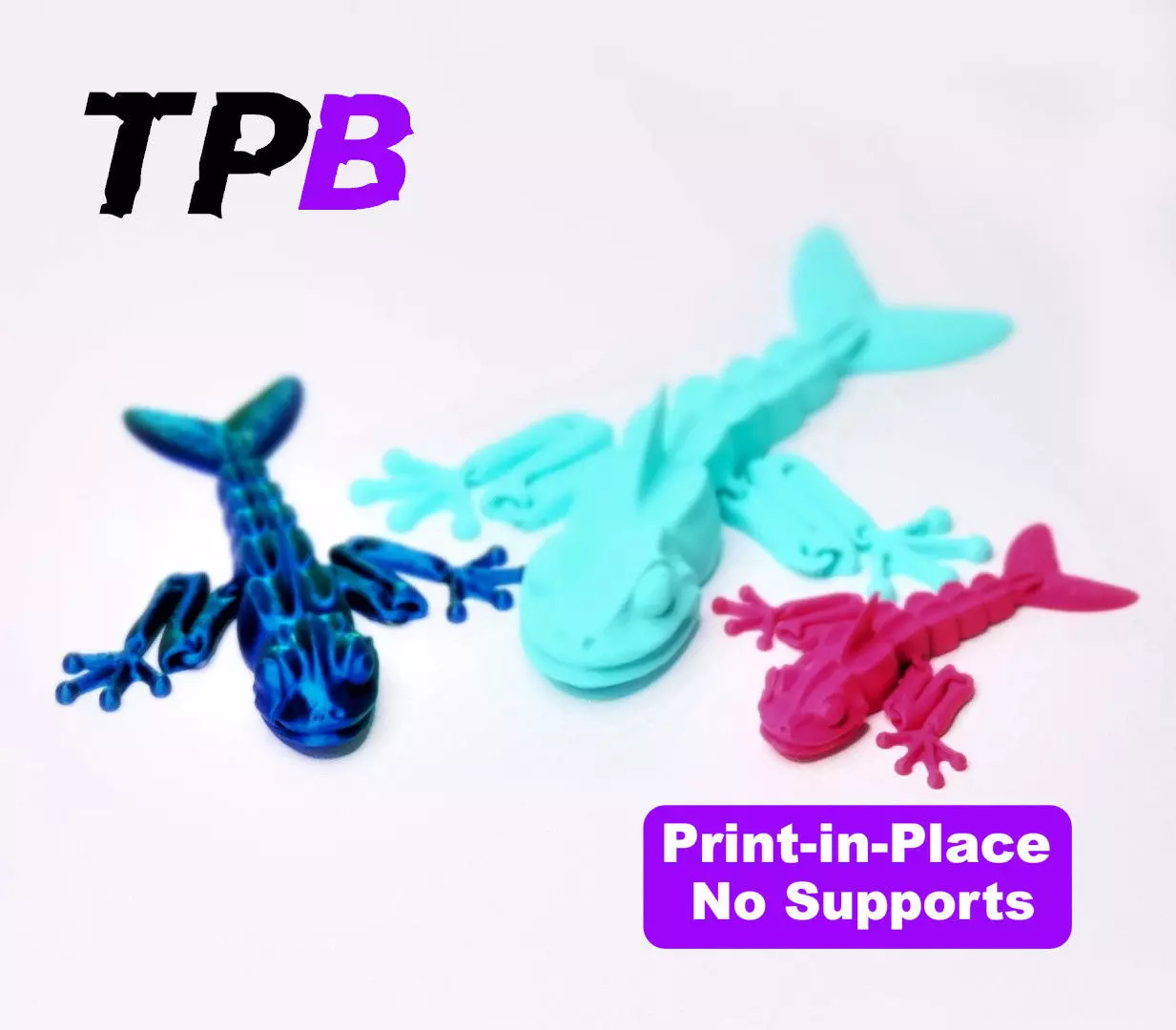 Bro Frog - Print-in-Place Free 3D print model