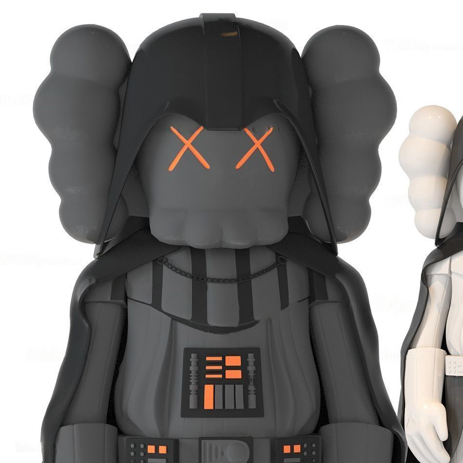 3d model kaws star wars Low-poly 3D model_4