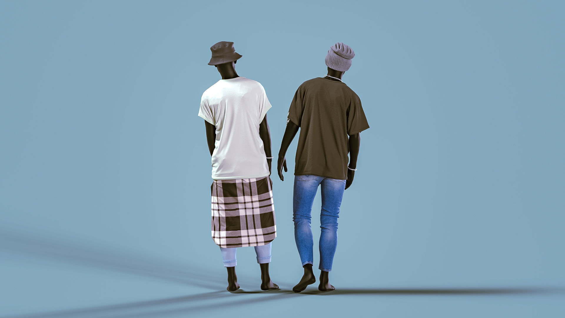 Realistic 3D Models Of Mens Outfits 3D model_1