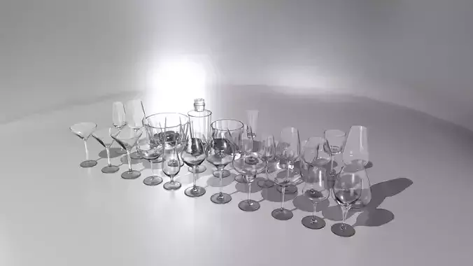 Big Glassware Set 29 models