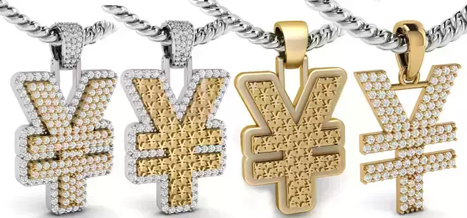 Yen Currency Pendant Collection 