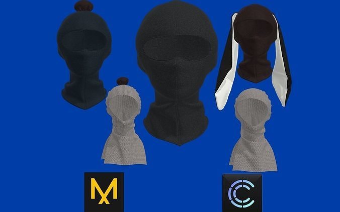 Balaclava Outfits MD CLO 3D zprj project files 3D model
