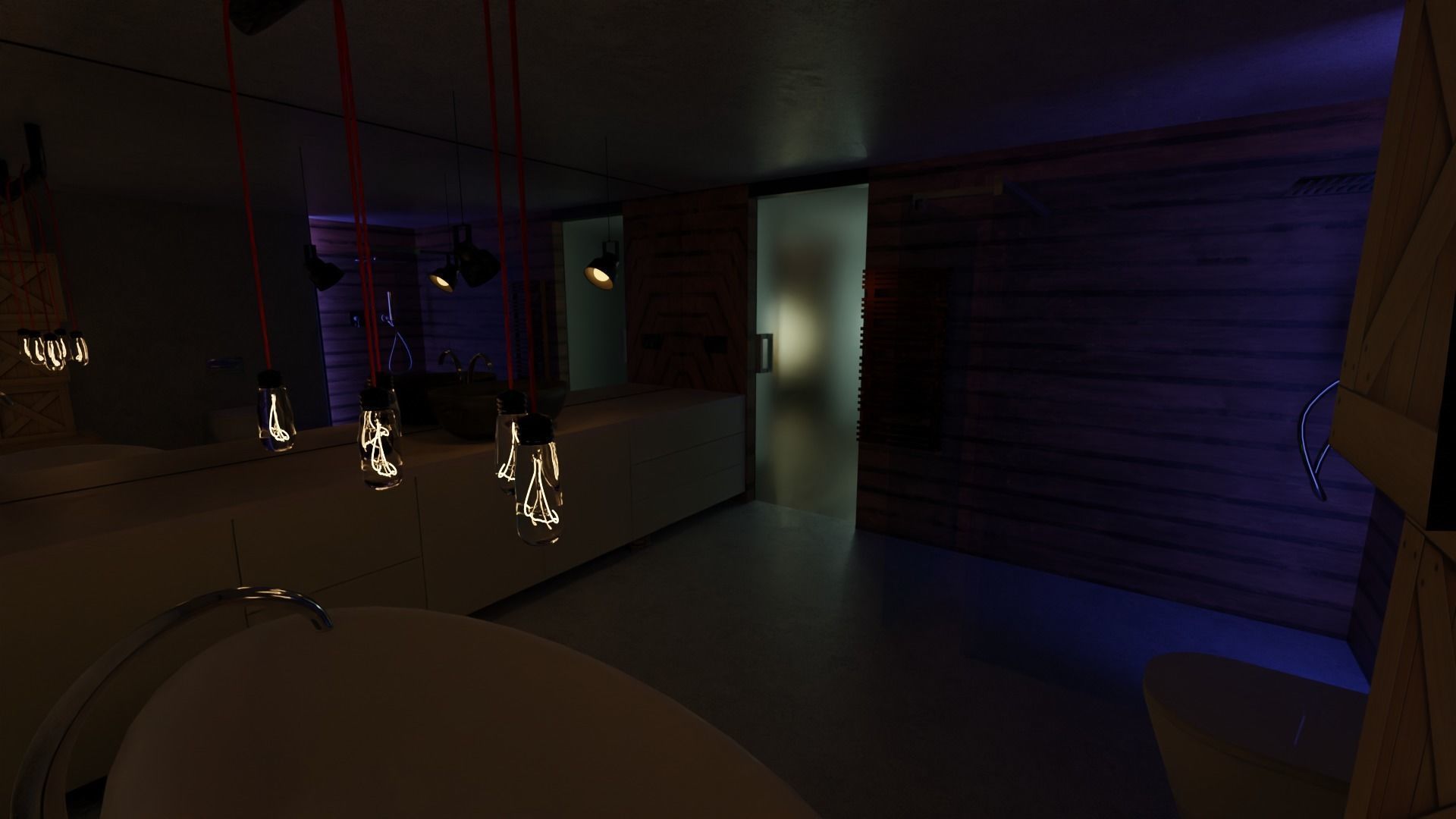 Loft house 3D model_8