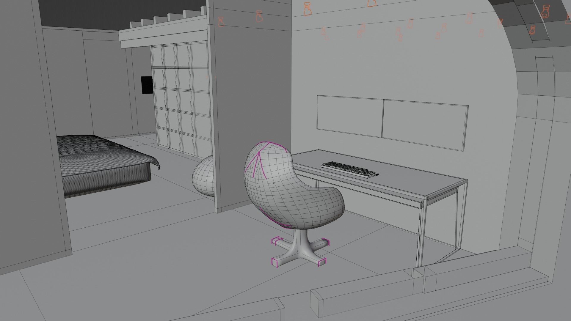 Loft house 3D model_27