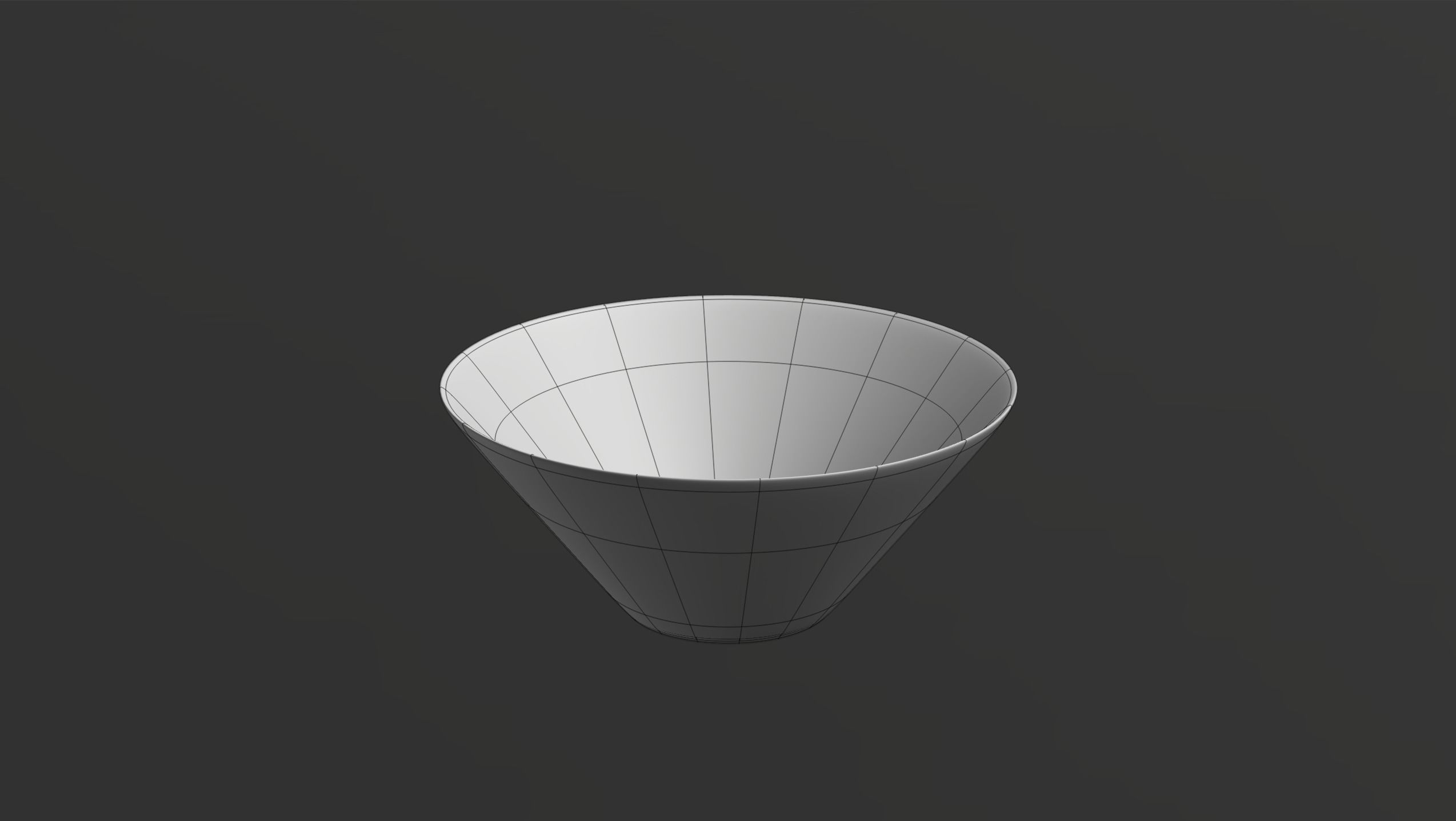 Geometric Bowl Low-poly 3D model_6
