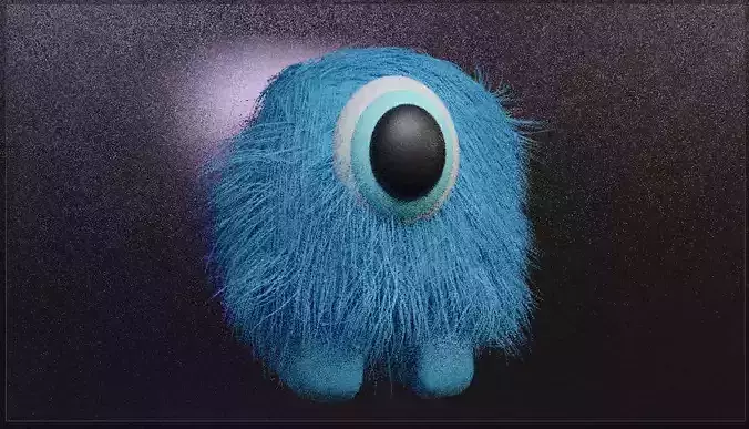 Fur character-cartoon type