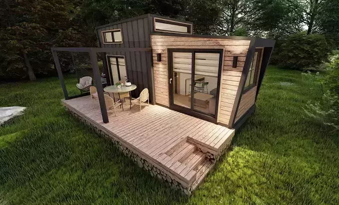 Tiny house design 3D model