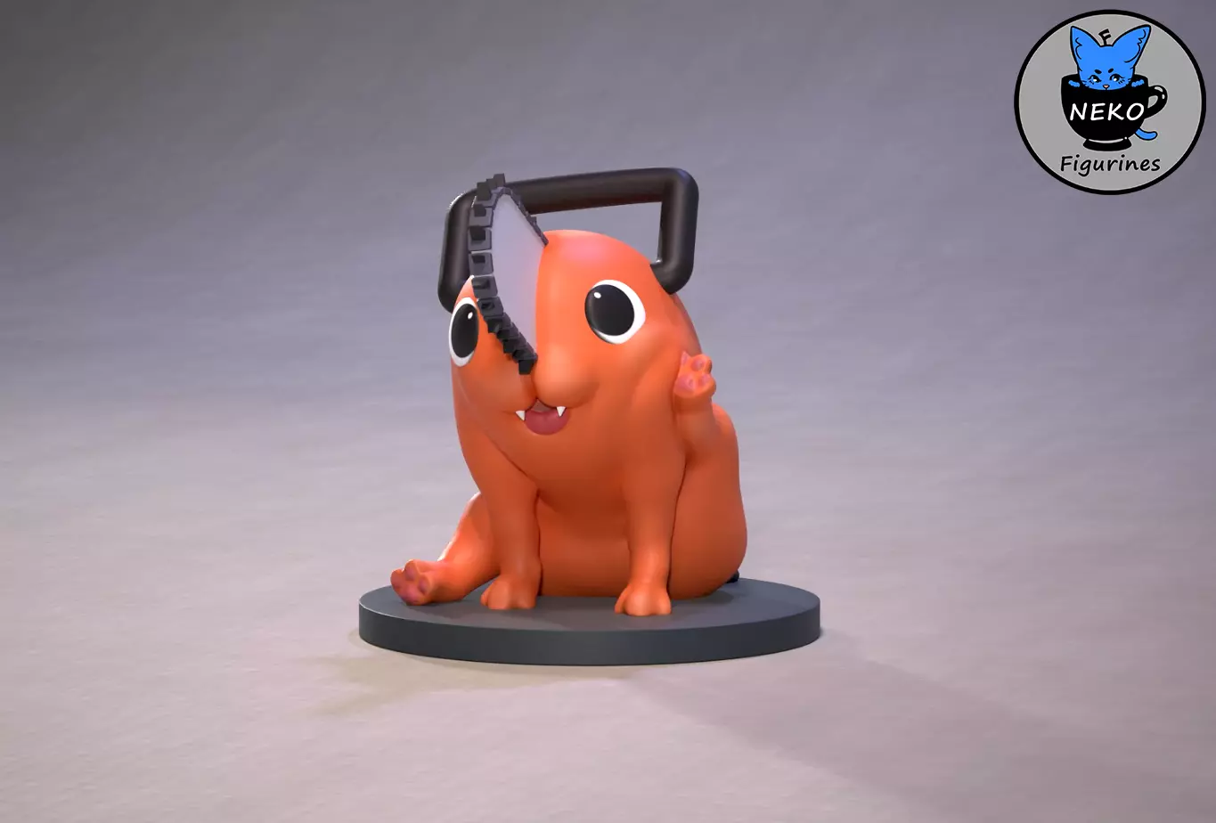 Pochita - STL ChainsawMan Anime Figurine for 3D Printing 3D print model