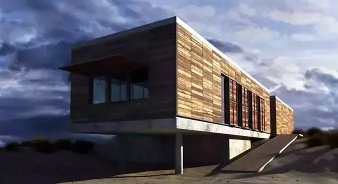 Modern Simple House Scene